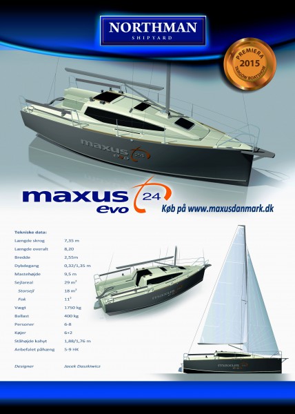Maxus 24 EVO - tekniske data. 